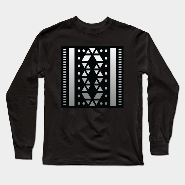 “Dimensional Path” - V.1 Grey - (Geometric Art) (Dimensions) - Doc Labs Long Sleeve T-Shirt by Doc Labs